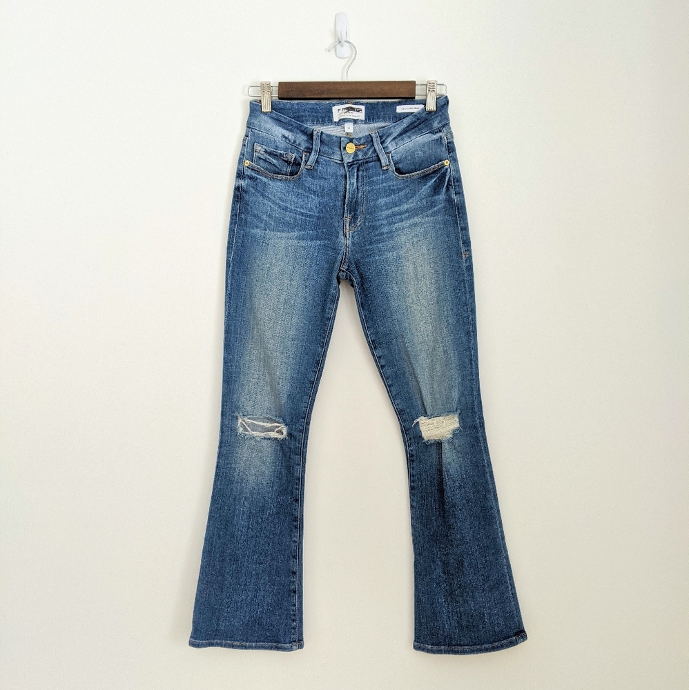 FRAME Le Crop Mini Boot Denim, 24